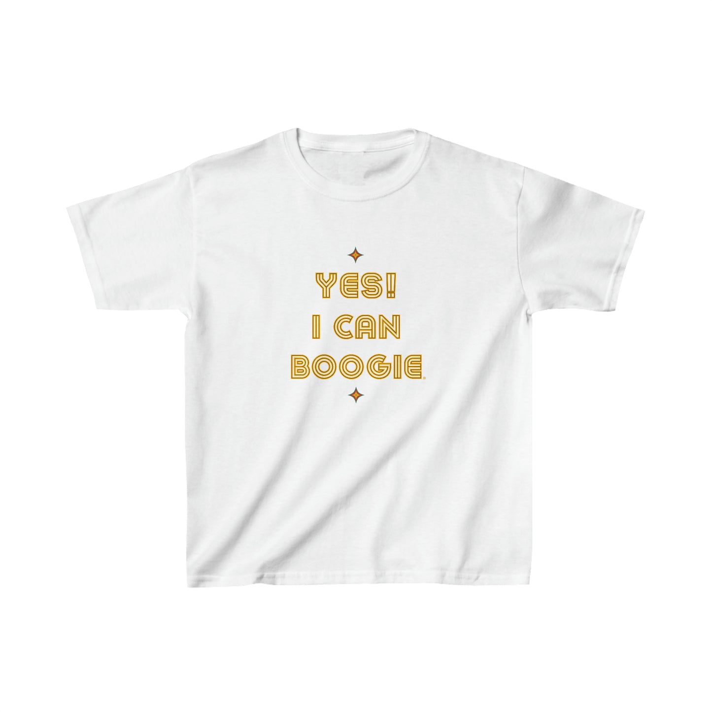 Dance, I Can Boogie, Retro Disco, Sports, Hobby, Interests, Dancing, Words- Kids, Child, Heavy Cotton, T-shirt