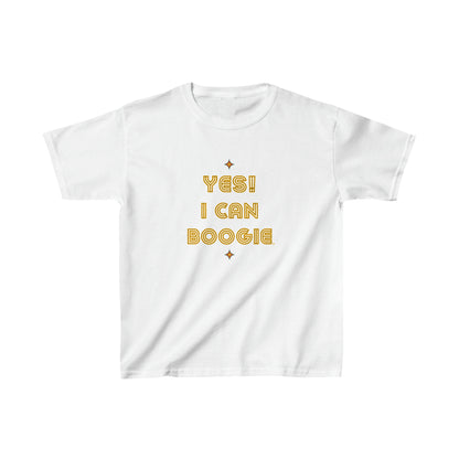 Dance, I Can Boogie, Retro Disco, Sports, Hobby, Interests, Dancing, Words- Kids, Child, Heavy Cotton, T-shirt