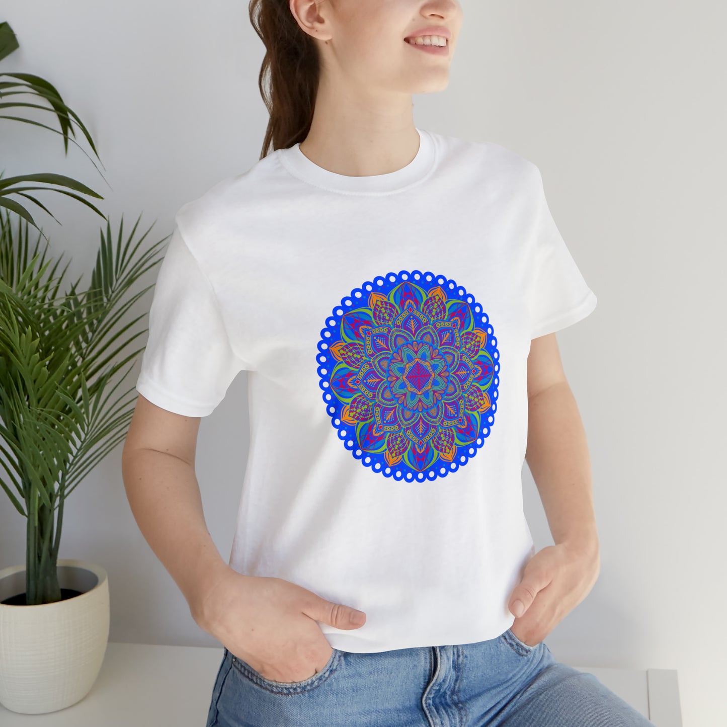 Art, Colorful, Nature, Flowers- Adult, Regular Fit, Soft Cotton,  T-shirt