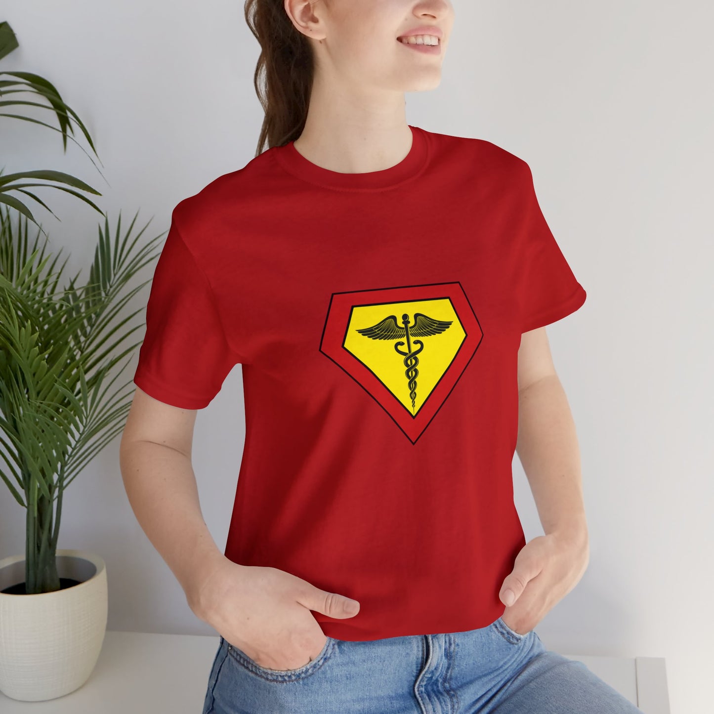 Occupation, Medical, Nurse, Doctor, Health Care Aide, Superhero, Sci-fi- Adult, Regular Fit, Soft Cotton, T-shirt