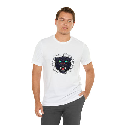 Holidays, Halloween, Animals, Felines, Sports, Football, Carolina Panthers - Adult, Regular Fit, Soft Cotton, T-shirt