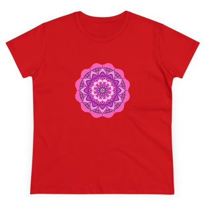 Colorful, Art, Nature, Flowers- Adult, Semi-fitted, T-shirt