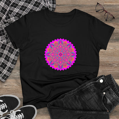 Art, Colorful, Nature, Flowers- Adult, Semi-fitted, T-shirt