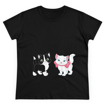 Kitty Cat T-Shirt / Check Out My Kitties Semi-Fitted Shirt / Unisex Jersey Short Sleeve Tee / Humorous Pet Clothes