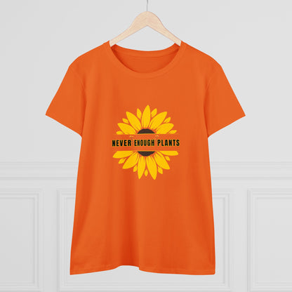 Nature, Plants, Flowers, Garden, Never Enough Plants, Sunflowers- Adult, Semi-fitted, T-shirt