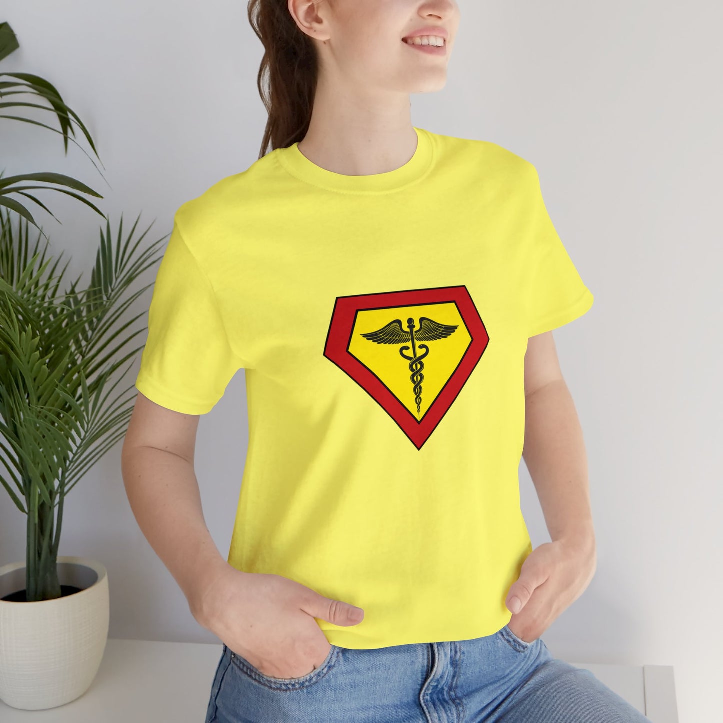 Occupation, Medical, Nurse, Doctor, Health Care Aide, Superhero, Sci-fi- Adult, Regular Fit, Soft Cotton, T-shirt