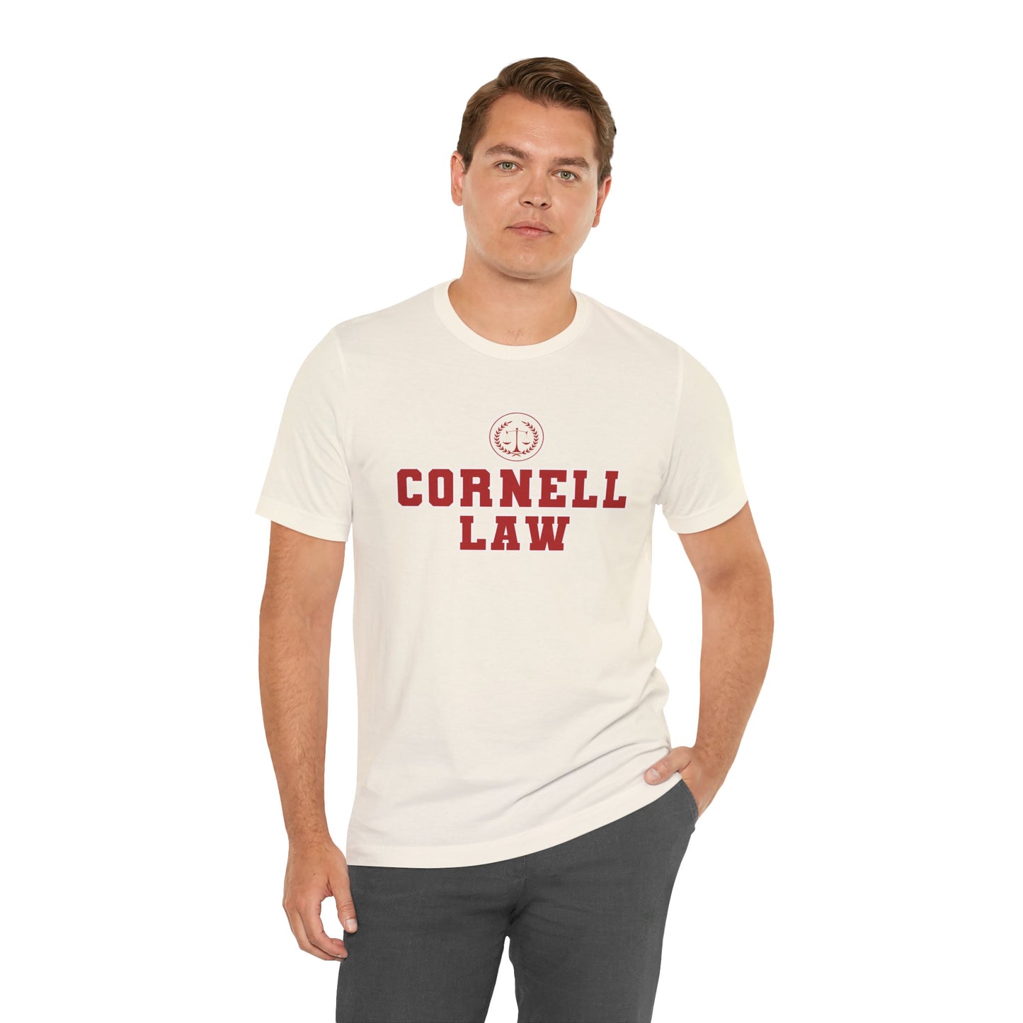 Cornell University Law School- Adult, Regular Fit, Soft Cotton, T-shirt