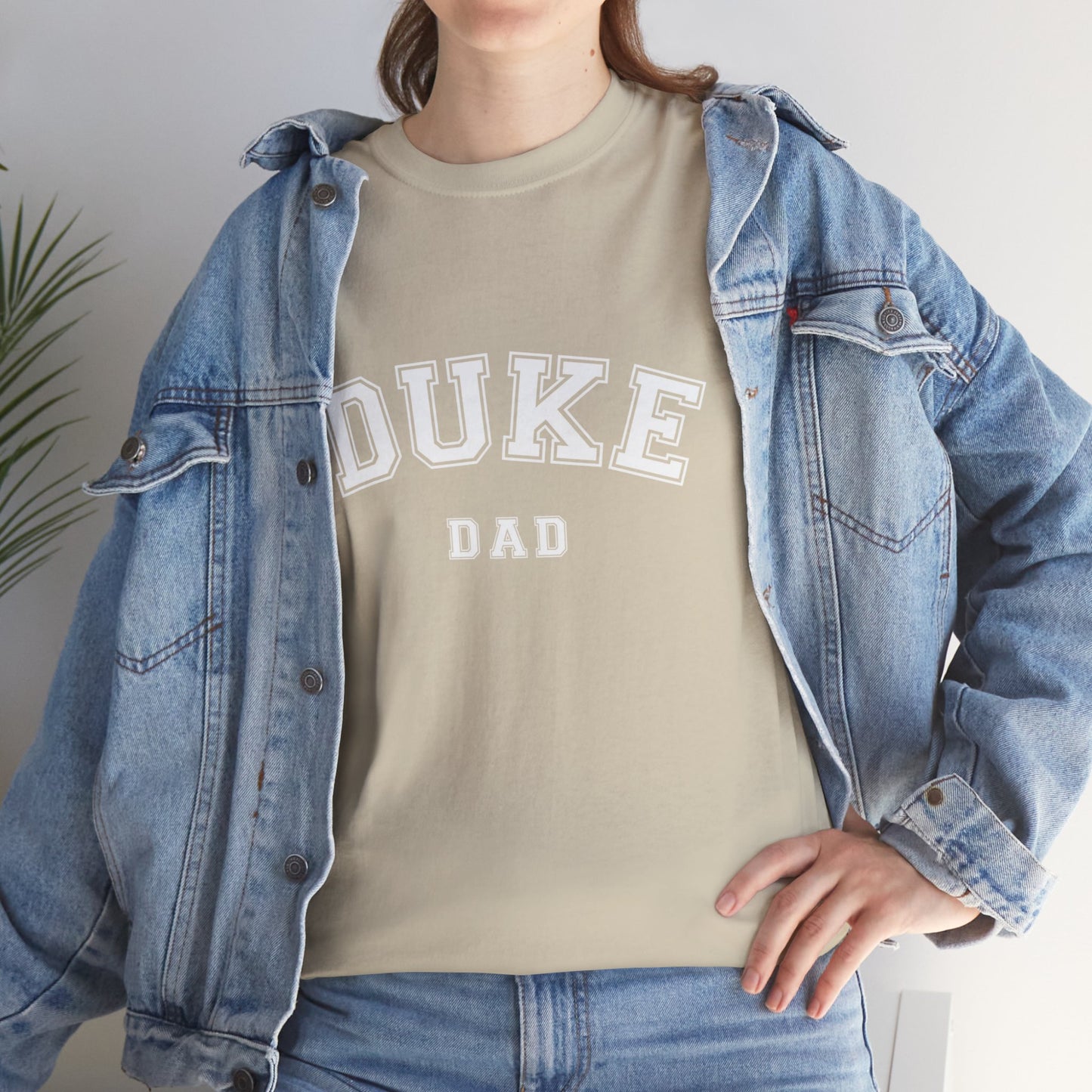 DUKE Dad, parent shirt T-shirt-Adult, Unisex Heavy Cotton Tee