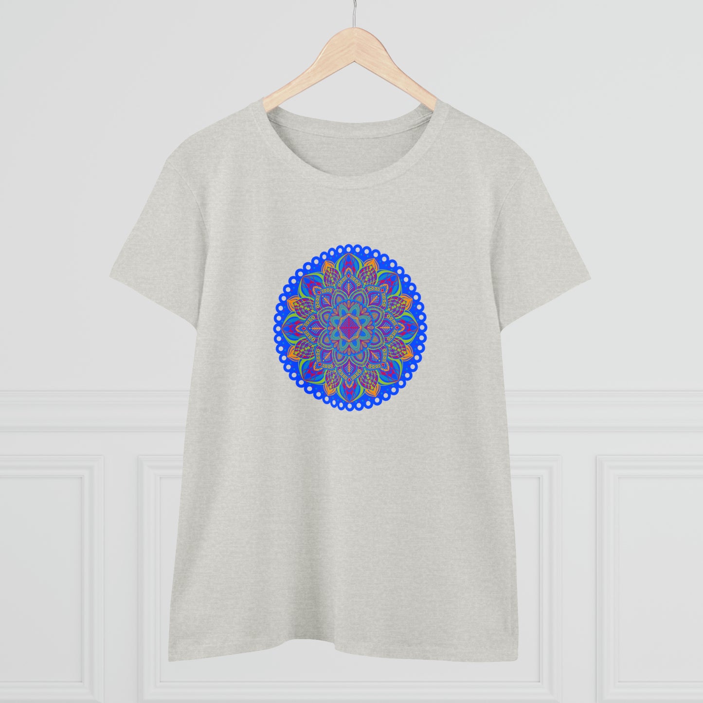 Art, Colorful, Nature, Flowers- Adult, Semi-fitted, T-shirt