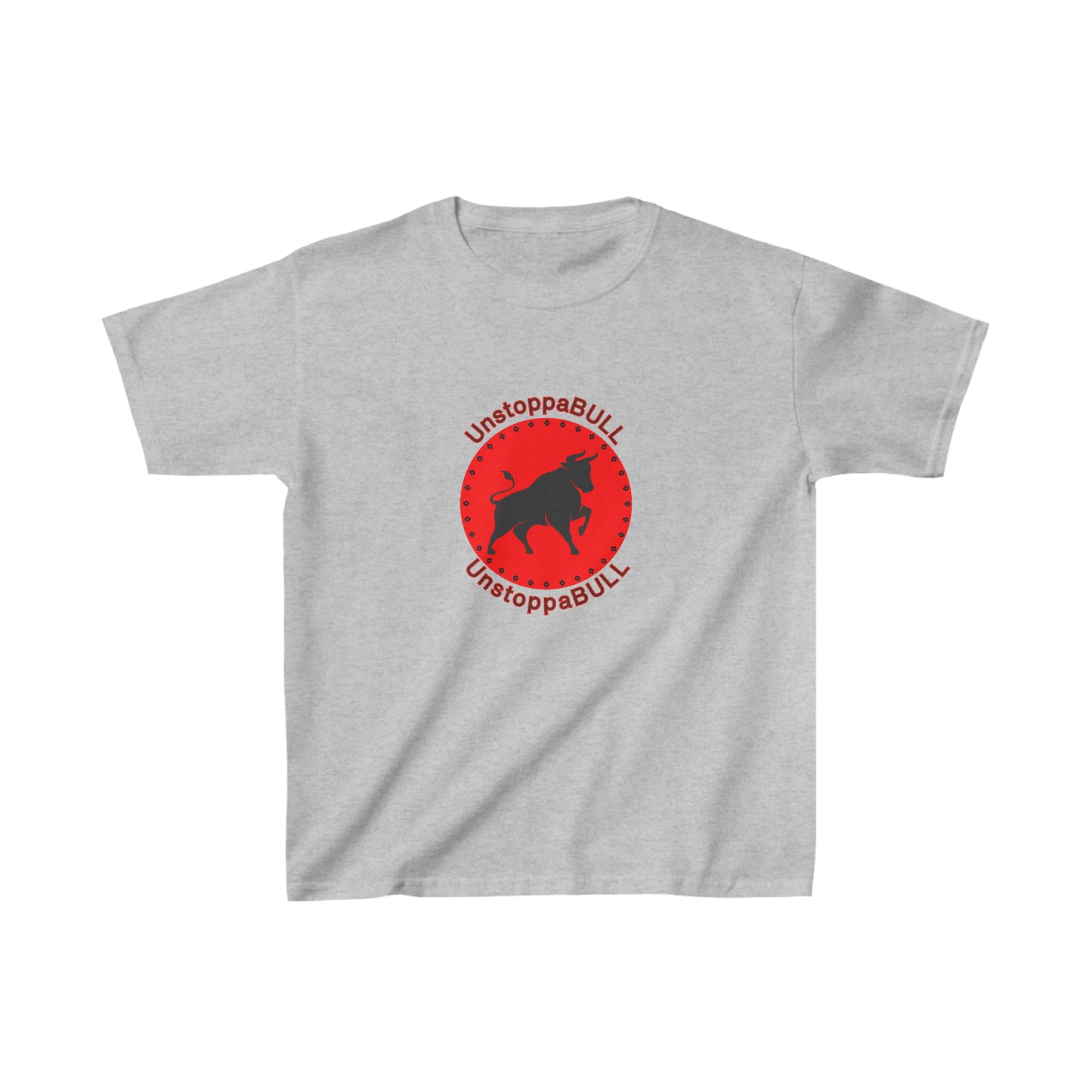 Animals, Bull, Symbol, Unstoppable, UnstoppaBULL- Kids, Child, Heavy Cotton, T-shirt