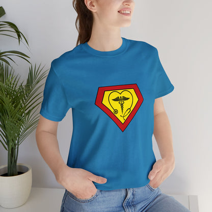 Occupation, Medical, Nurse, Doctor, Health Care Aide, Superhero, Sci-fi- Adult, Regular Fit, Soft Cotton, T-shirt