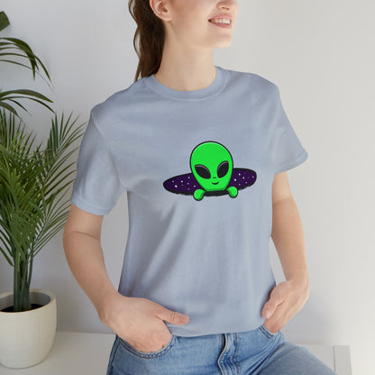 Fantasy, Alien Portal, Sci-fi, Aliens- Adult, Regular Fit, Soft Cotton, T-shirt