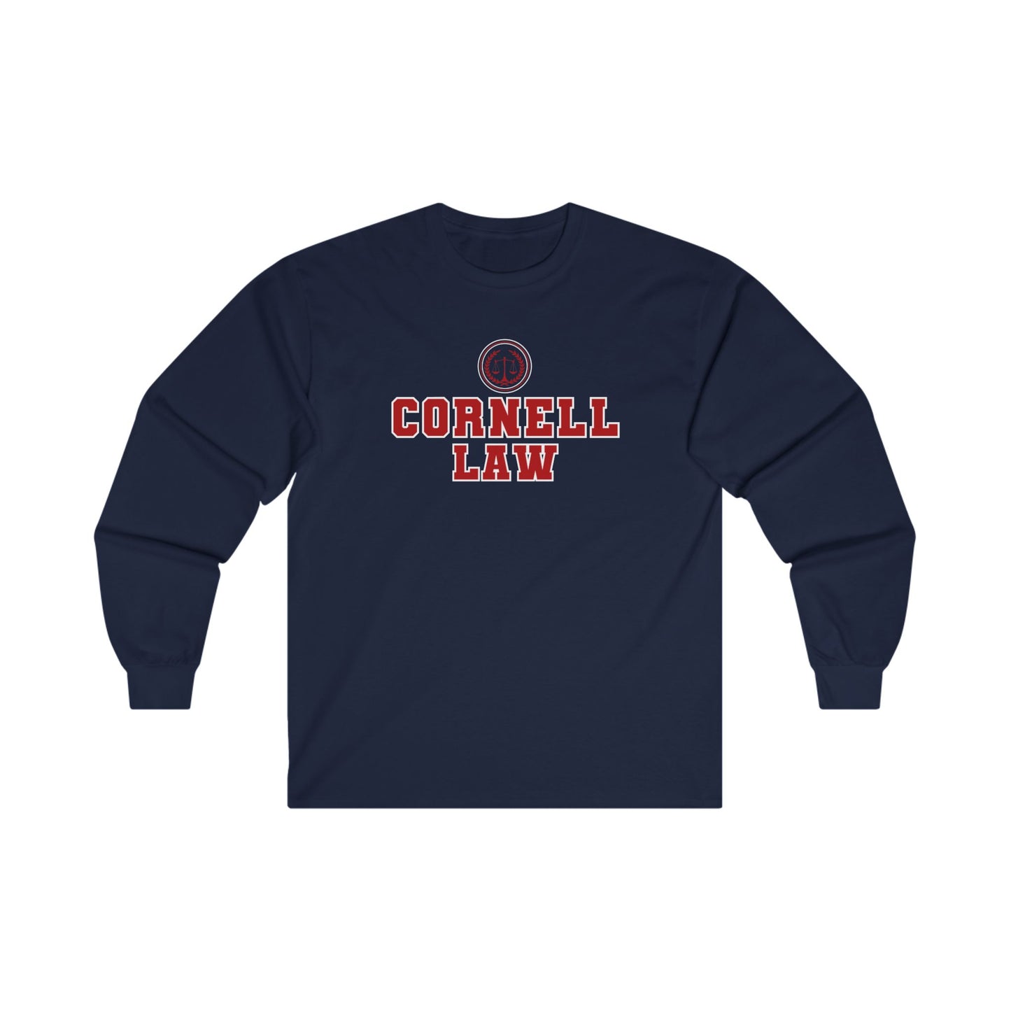 Cornell Law Shirt, Long Sleeve Shirt, Attorney, Lawyer, Law School, University, Bar Exam- Ultra Cotton Long Sleeve Tee