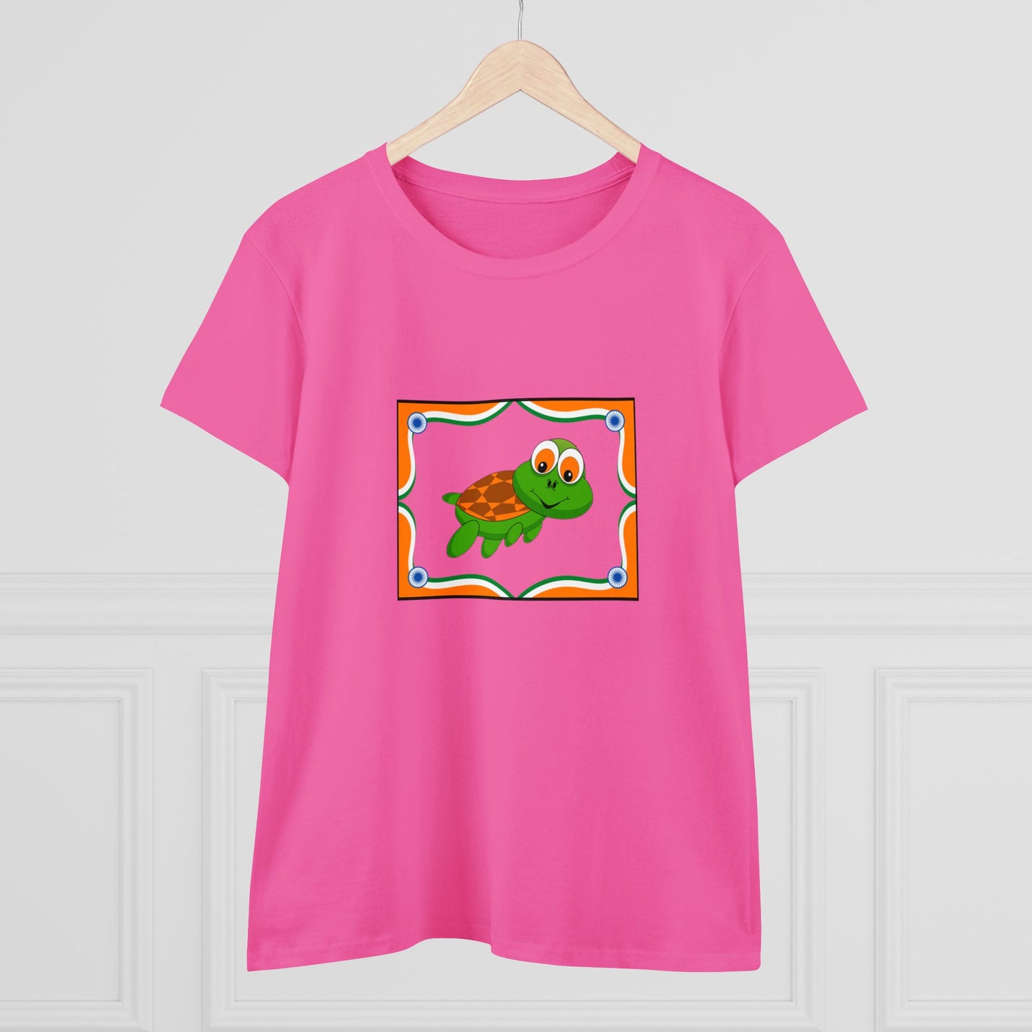 Turtle Swimming, Animals, Sports, Swimming- Adult, Semi-fitted, T-shirt