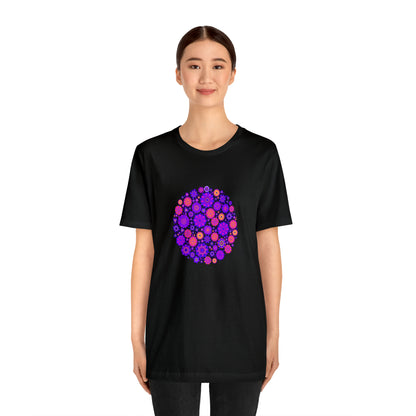 Colorful, Nature, Flowers- Adult, Regular Fit, Soft Cotton,  T-shirt