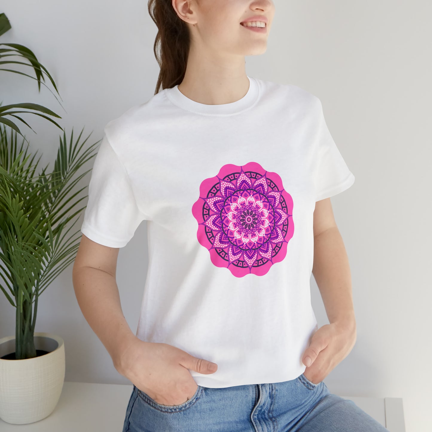 Art, Colorful, Nature, Flowers- Adult, Regular Fit, Soft Cotton,  T-shirt