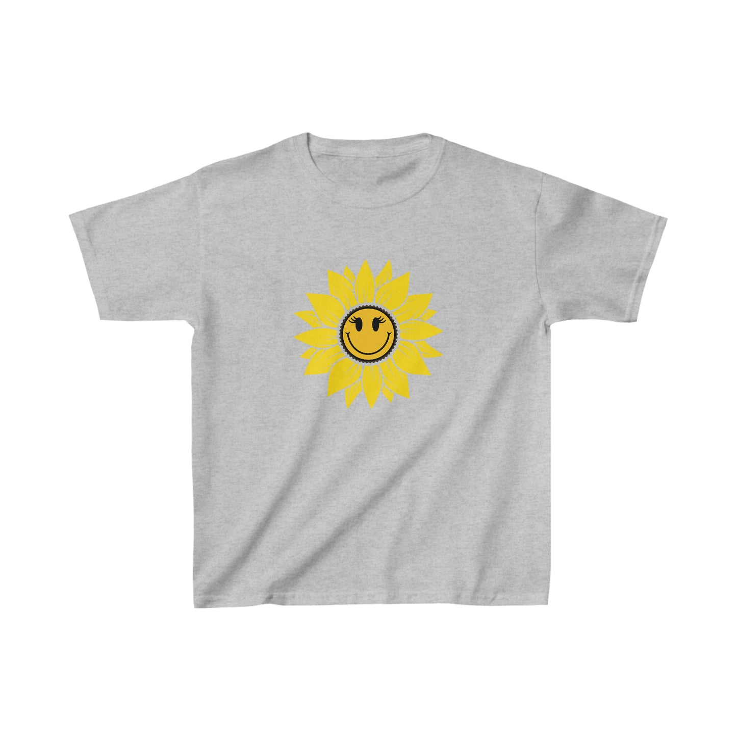 Nature, Flowers, Sunflower, Plants, Positive- Kids, Child, Heavy Cotton, T-shirt