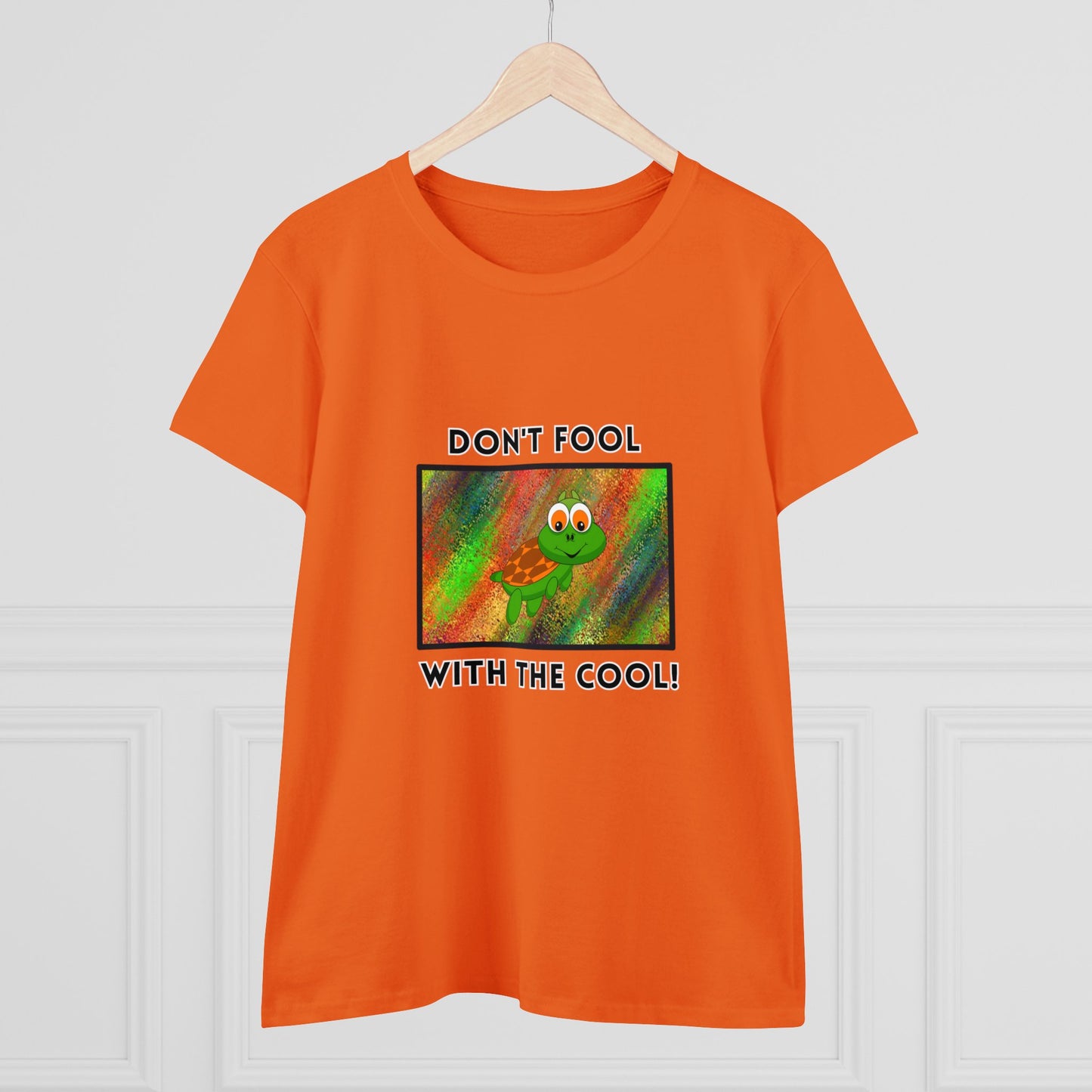 Turtle, Don't Fool With The Cool- Adult, Semi-fitted, T-shirt