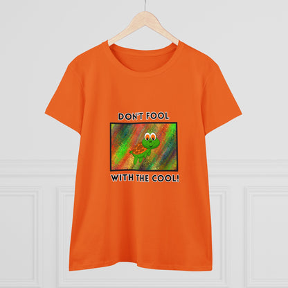 Turtle, Don't Fool With The Cool- Adult, Semi-fitted, T-shirt