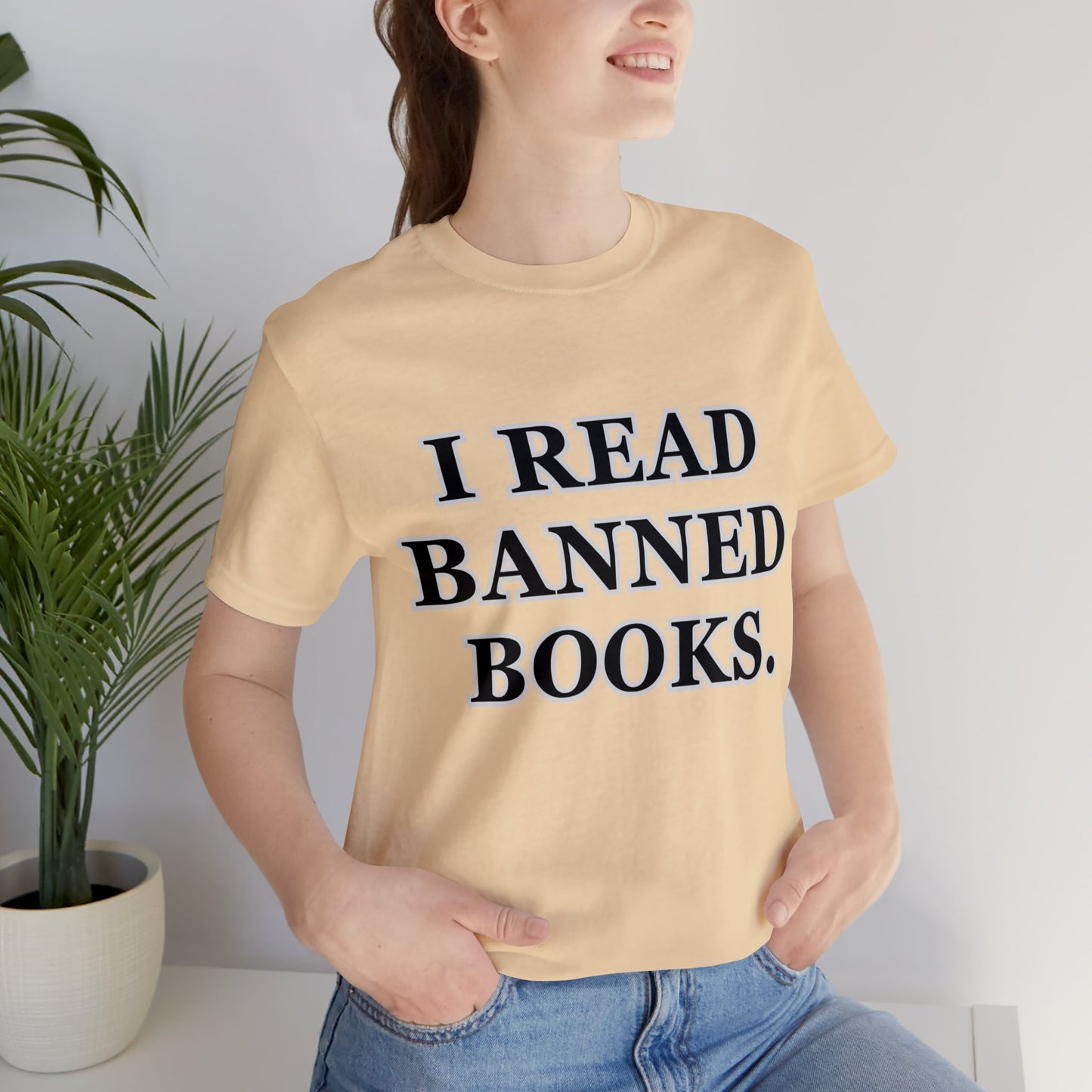Reading, I Read Banned Books, Things, Books- Adult, Regular Fit, Soft Cotton, Full Size Image T-Shirt