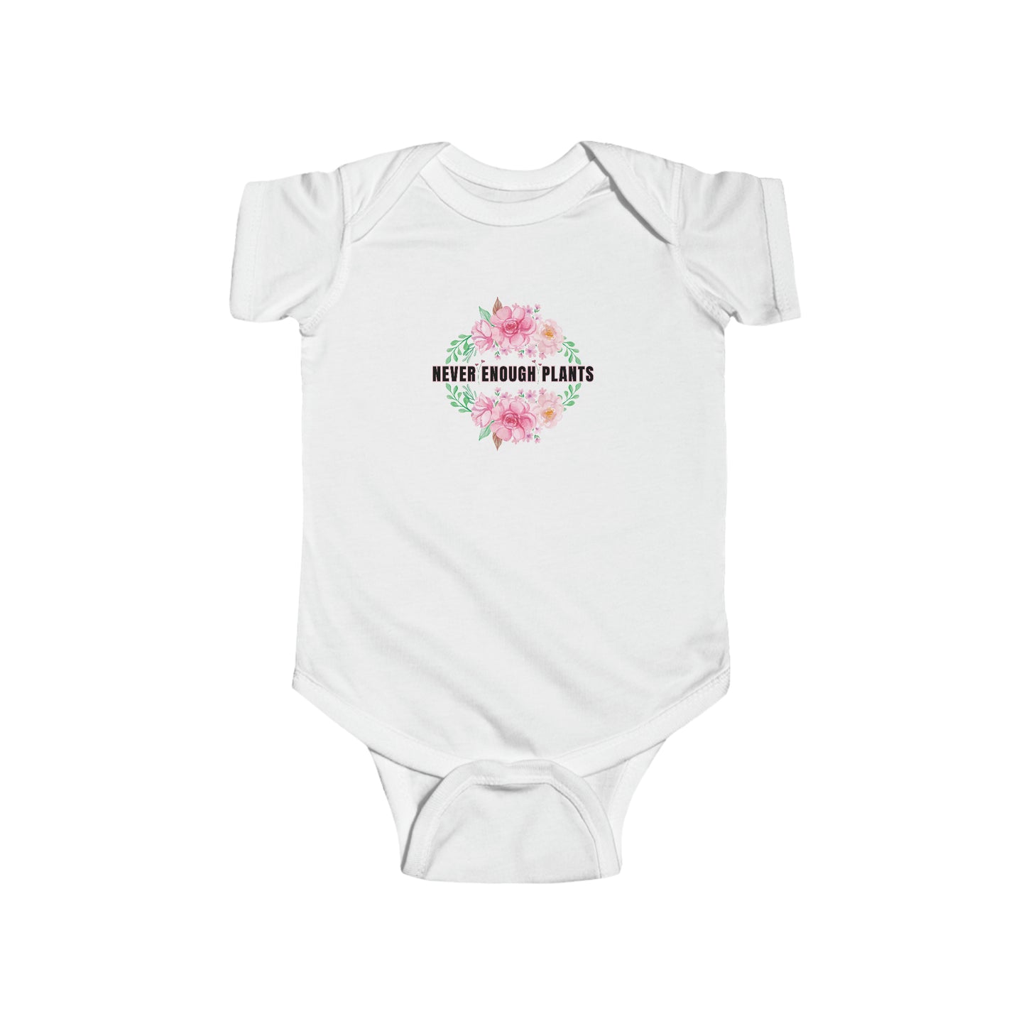 Nature, Plants, Never Enough Plants, Flowers- Baby, Infant, Toddler, Soft Cotton, Onesie