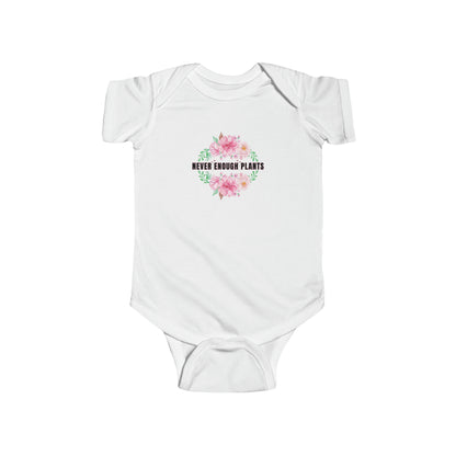 Nature, Plants, Never Enough Plants, Flowers- Baby, Infant, Toddler, Soft Cotton, Onesie