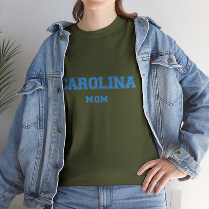 CAROLINA Mom, UNC parent shirt T-shirt-Unisex Heavy Cotton Tee