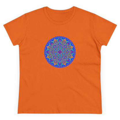 Art, Colorful, Nature, Flowers- Adult, Semi-fitted, T-shirt