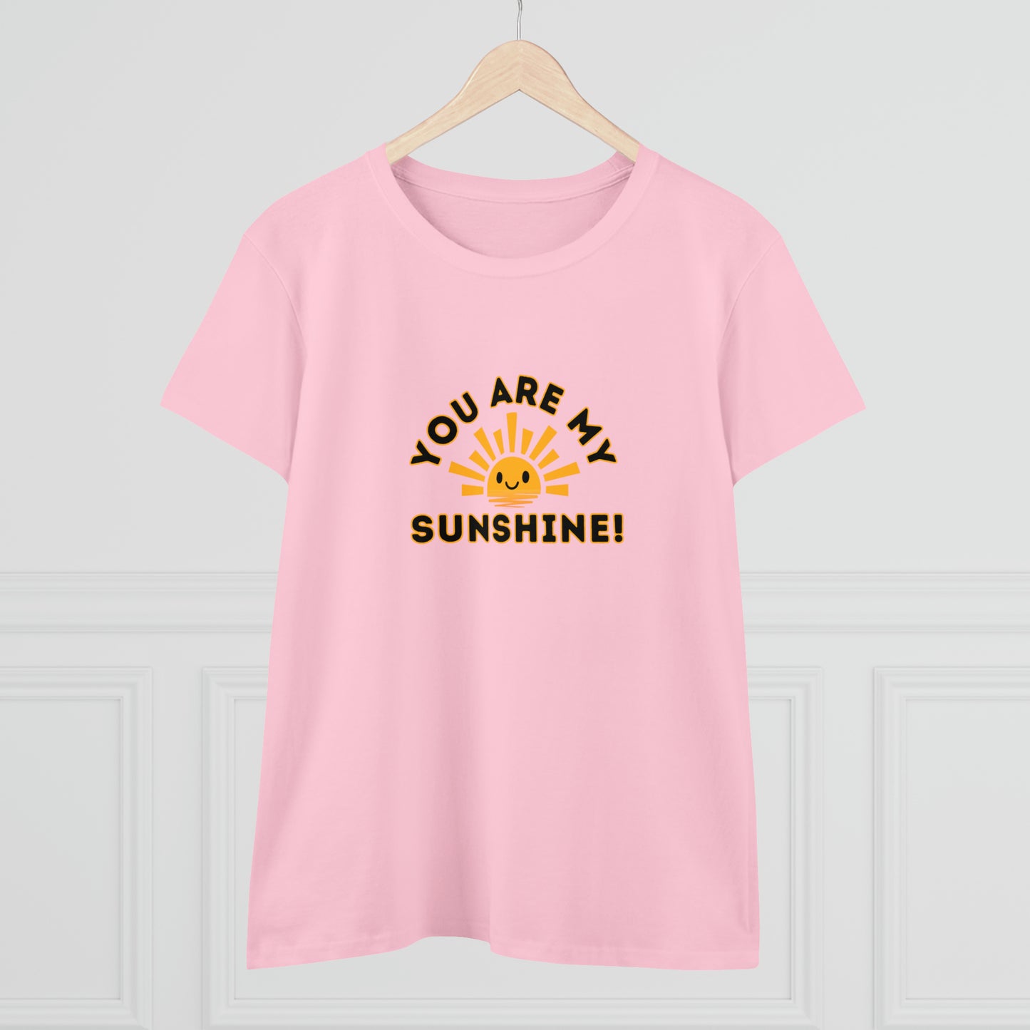 Positive, You Are My Sunshine, Happiness- Adult, Semi-fitted, Smaller Size Image, T-shirt