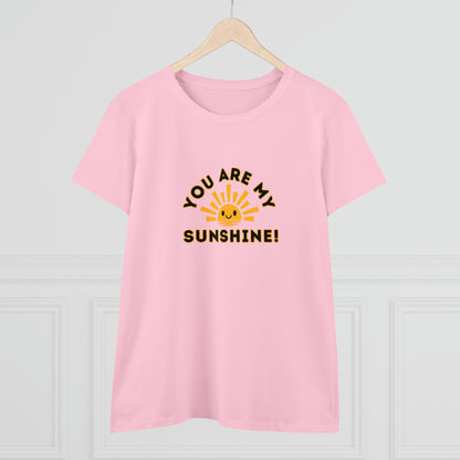 Positive, You Are My Sunshine, Happiness- Adult, Semi-fitted, Smaller Size Image, T-shirt