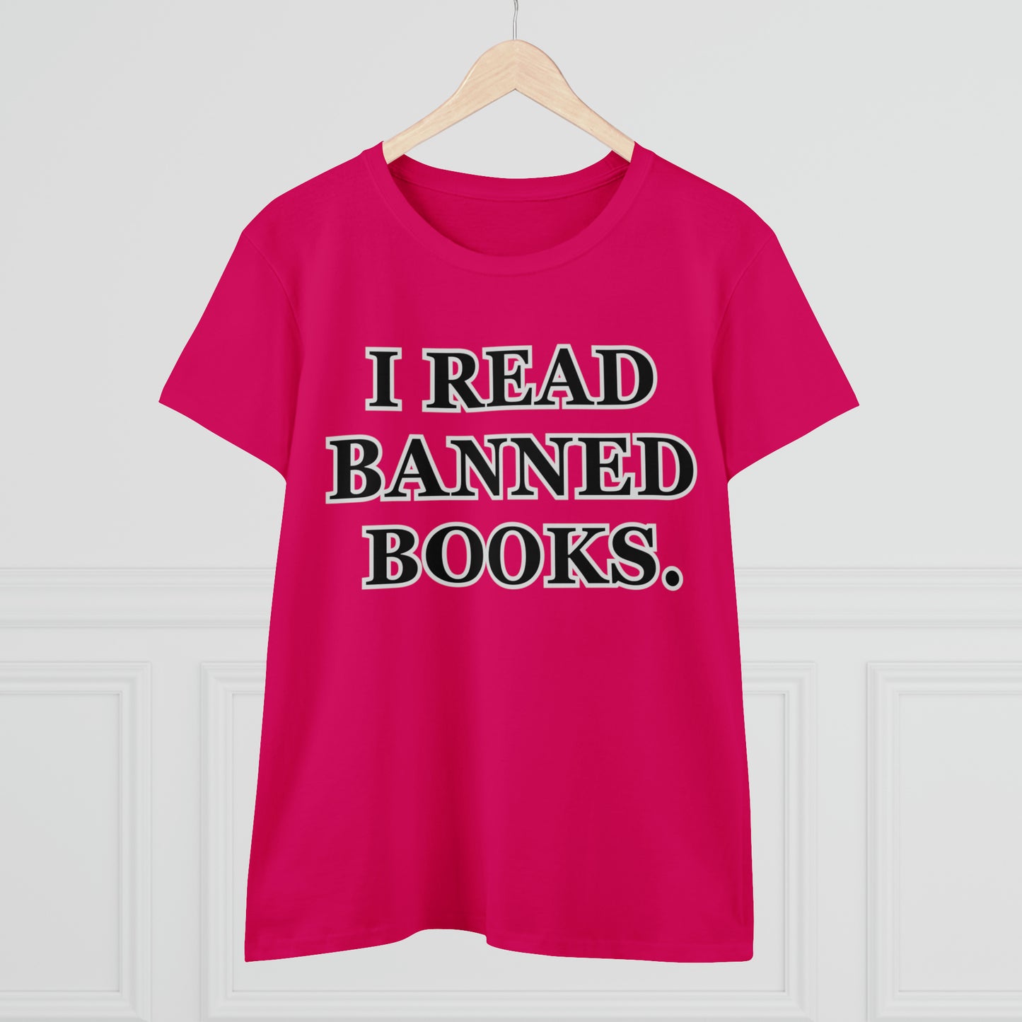 Reading, I Read Banned Books, Things, Books- Adult, Semi-fitted, Full Size Image, T-Shirt