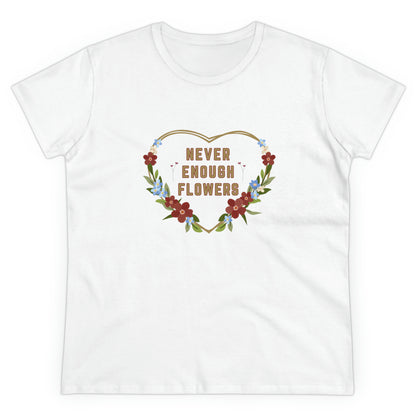 Nature, Plants, Never Enough Flowers, Plants- Adult, Semi-fitted, T-shirt