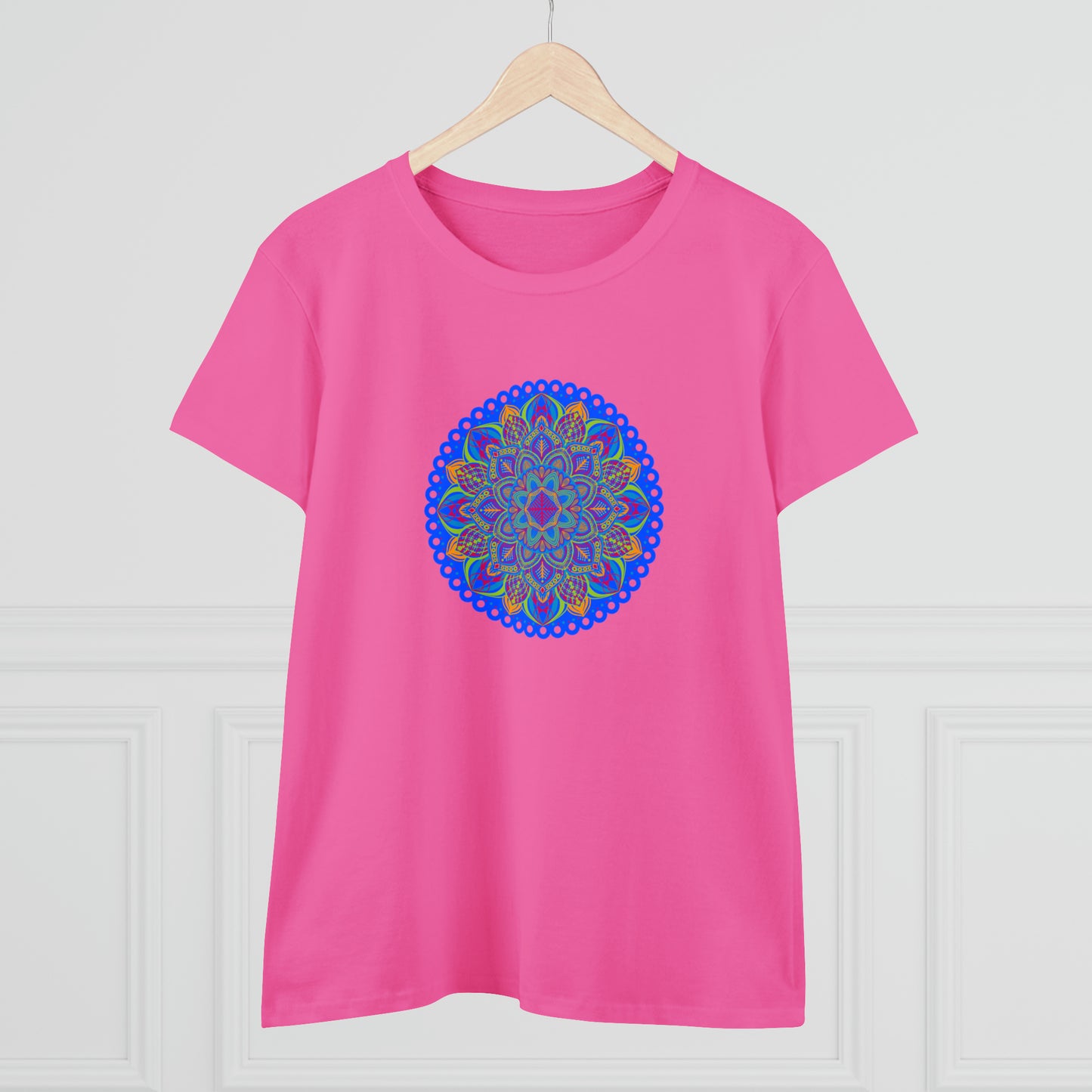 Art, Colorful, Nature, Flowers- Adult, Semi-fitted, T-shirt