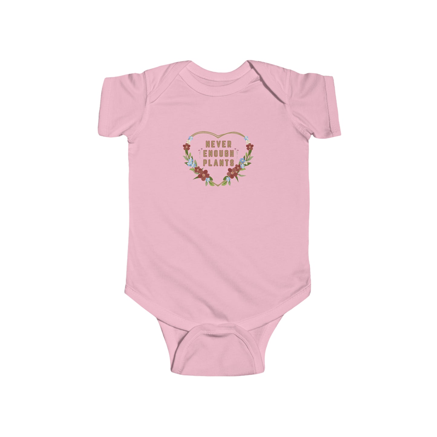 Nature, Plants, Never Enough Plants, Flowers- Baby, Infant, Toddler, Soft Cotton, Onesie