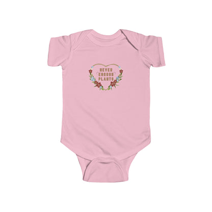 Nature, Plants, Never Enough Plants, Flowers- Baby, Infant, Toddler, Soft Cotton, Onesie