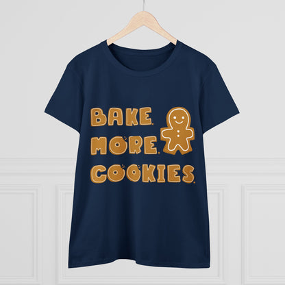 Hobby, Interests, Baking, Bake More Cookies Gingerbread, Things, Food- Adult, Semi-fitted, T-shirt