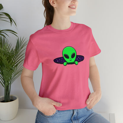 Fantasy, Alien Portal, Sci-fi, Aliens- Adult, Regular Fit, Soft Cotton, T-shirt