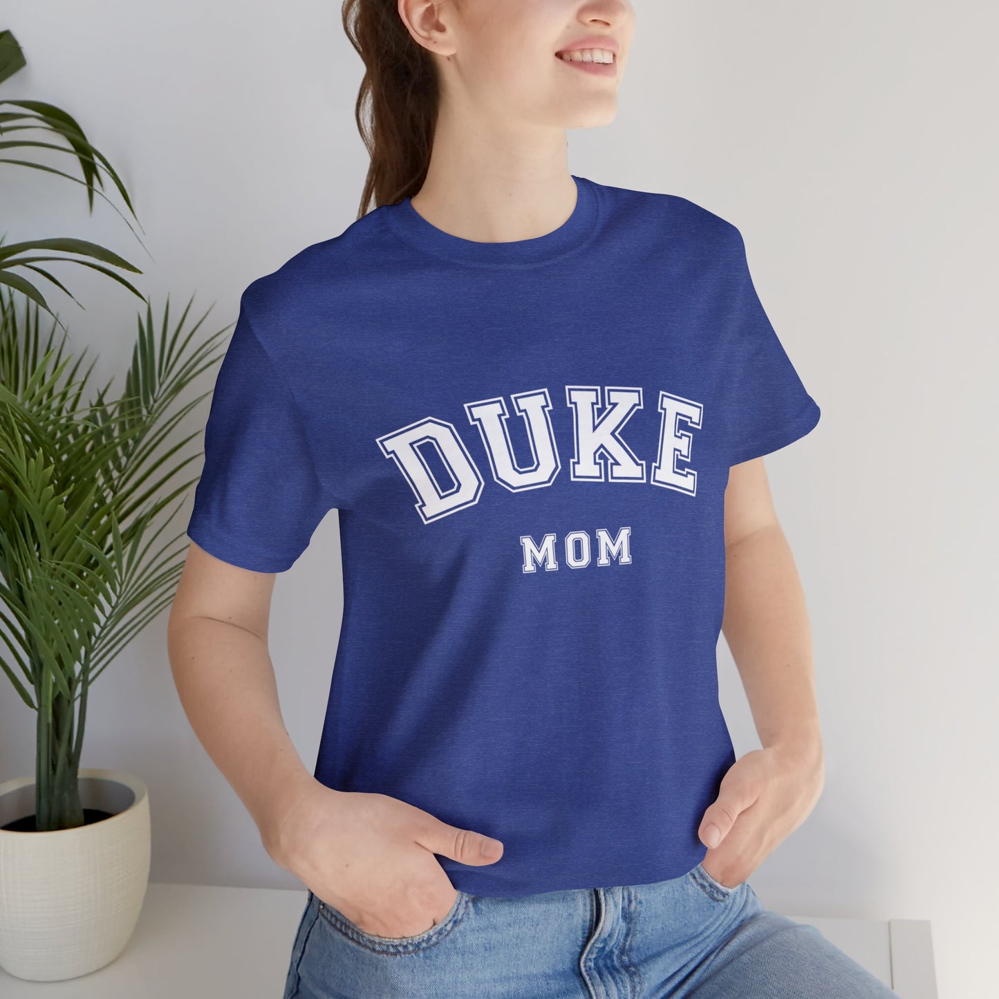 DUKE Mom, parent shirt- Adult, Regular Fit, Soft Cotton, T-shirt