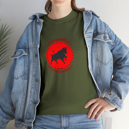 Bull, Unstoppable UnstoppaBULL, Animals- Adult, Heavy Cotton, T-Shirt