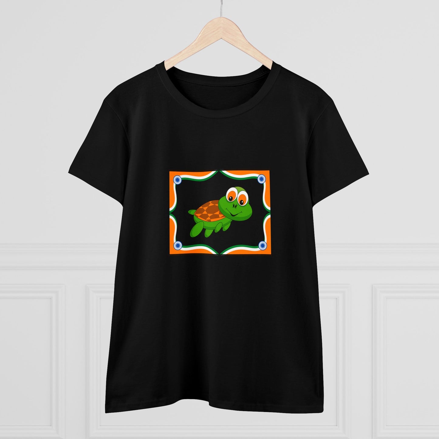 Turtle Swimming, Animals, Sports, Swimming- Adult, Semi-fitted, T-shirt