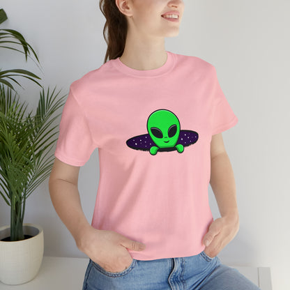 Fantasy, Alien Portal, Sci-fi, Aliens- Adult, Regular Fit, Soft Cotton, T-shirt