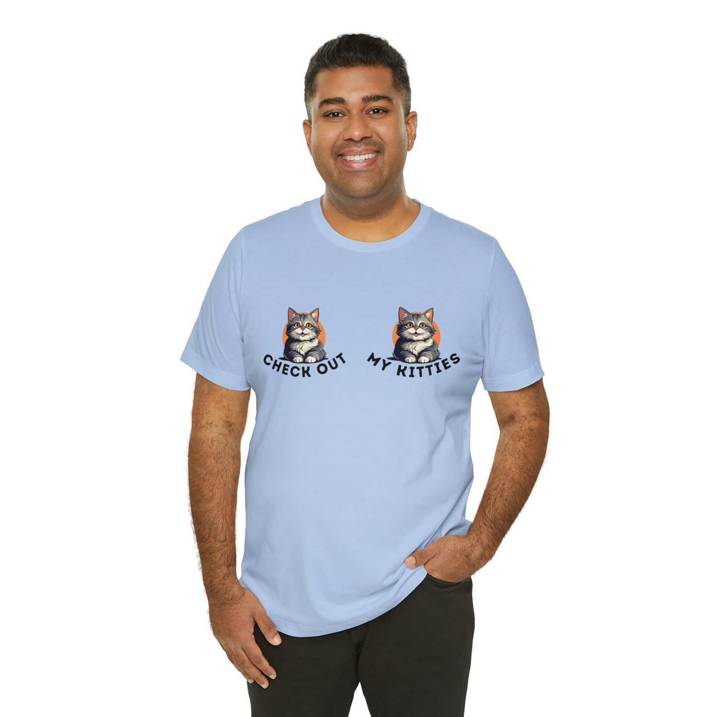 Kitty Cat T-Shirt / Check Out My Kitties Shirt / Unisex Jersey Short Sleeve Tee / Humorous Pet Clothes