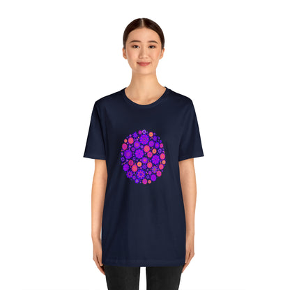 Colorful, Nature, Flowers- Adult, Regular Fit, Soft Cotton,  T-shirt