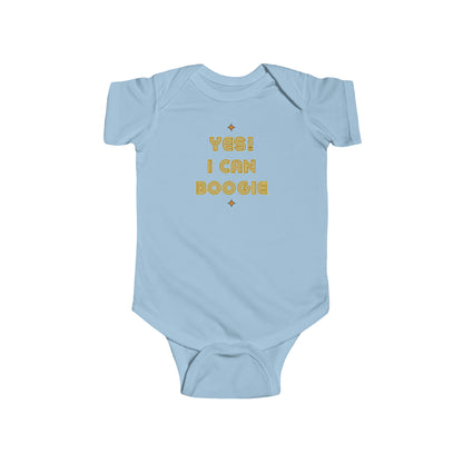 Dance, I Can Boogie, Retro Disco, Sports, Hobby, Interests, Dancing, Words- Baby, Infant, Toddler, Soft Cotton, Onesie