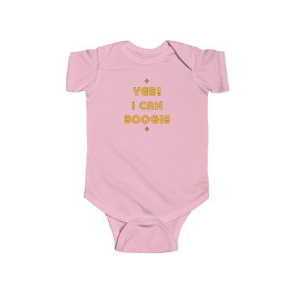Dance, I Can Boogie, Retro Disco, Sports, Hobby, Interests, Dancing, Words- Baby, Infant, Toddler, Soft Cotton, Onesie