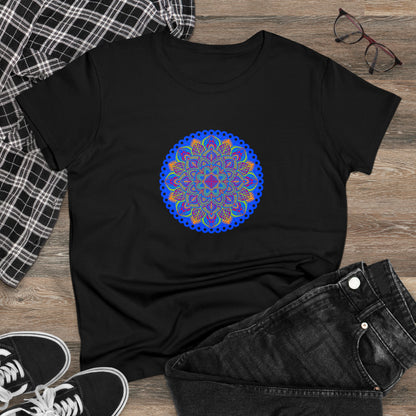 Art, Colorful, Nature, Flowers- Adult, Semi-fitted, T-shirt