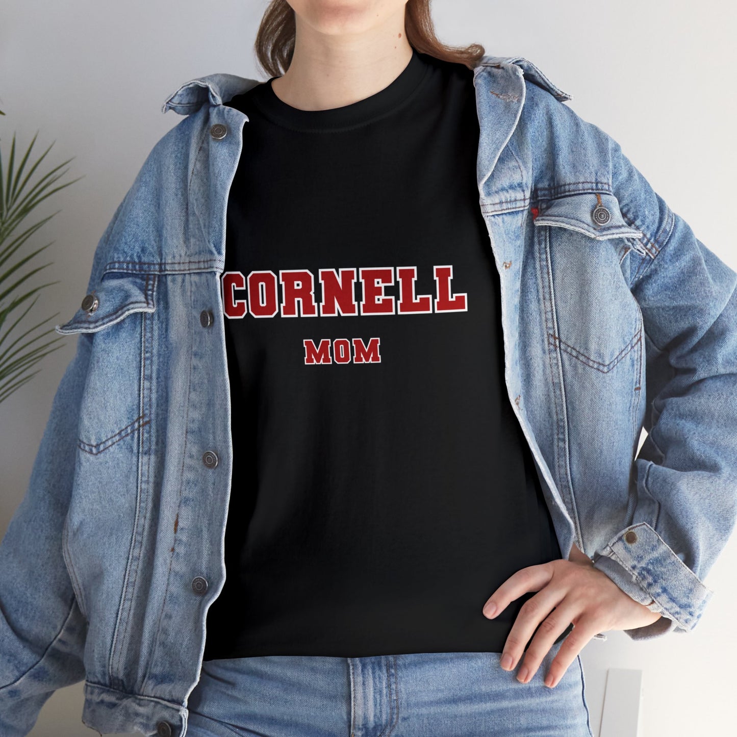 Cornell Mom, parent shirt T-shirt-Unisex Heavy Cotton Tee