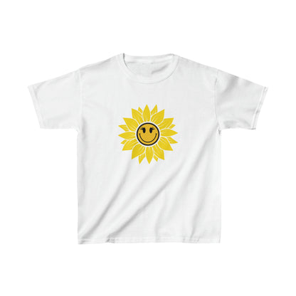 Nature, Flowers, Sunflower, Plants, Positive- Kids, Child, Heavy Cotton, T-shirt