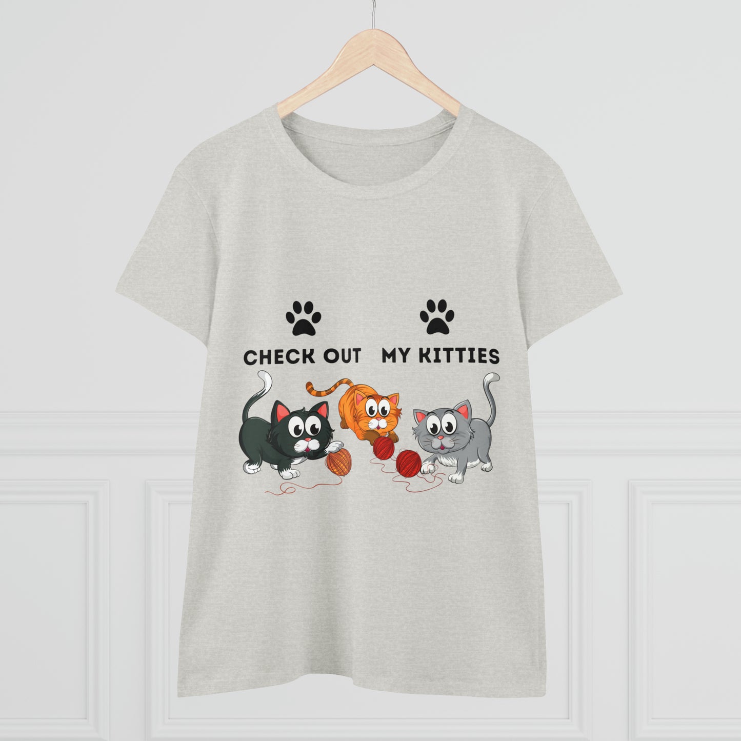 Kitty Cat T-Shirt / Check Out My Kitties Shirt / Unisex Jersey Short Sleeve Tee / Humorous Pet Clothes
