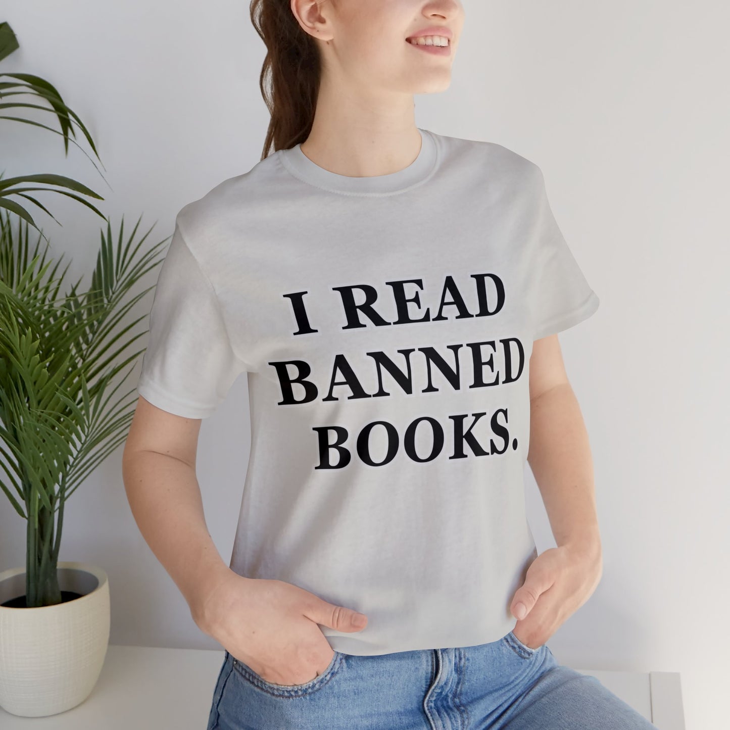 Reading, I Read Banned Books, Things, Books- Adult, Regular Fit, Soft Cotton, Full Size Image T-Shirt